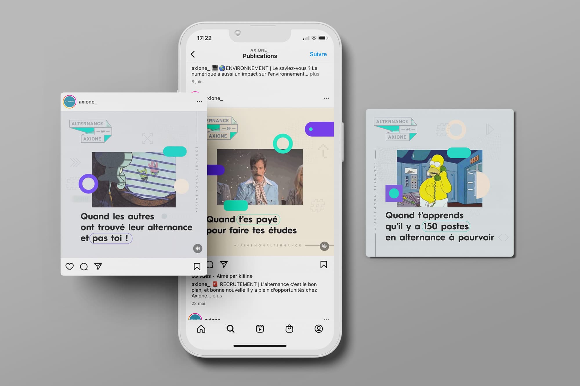Recrutement Social media — Axione